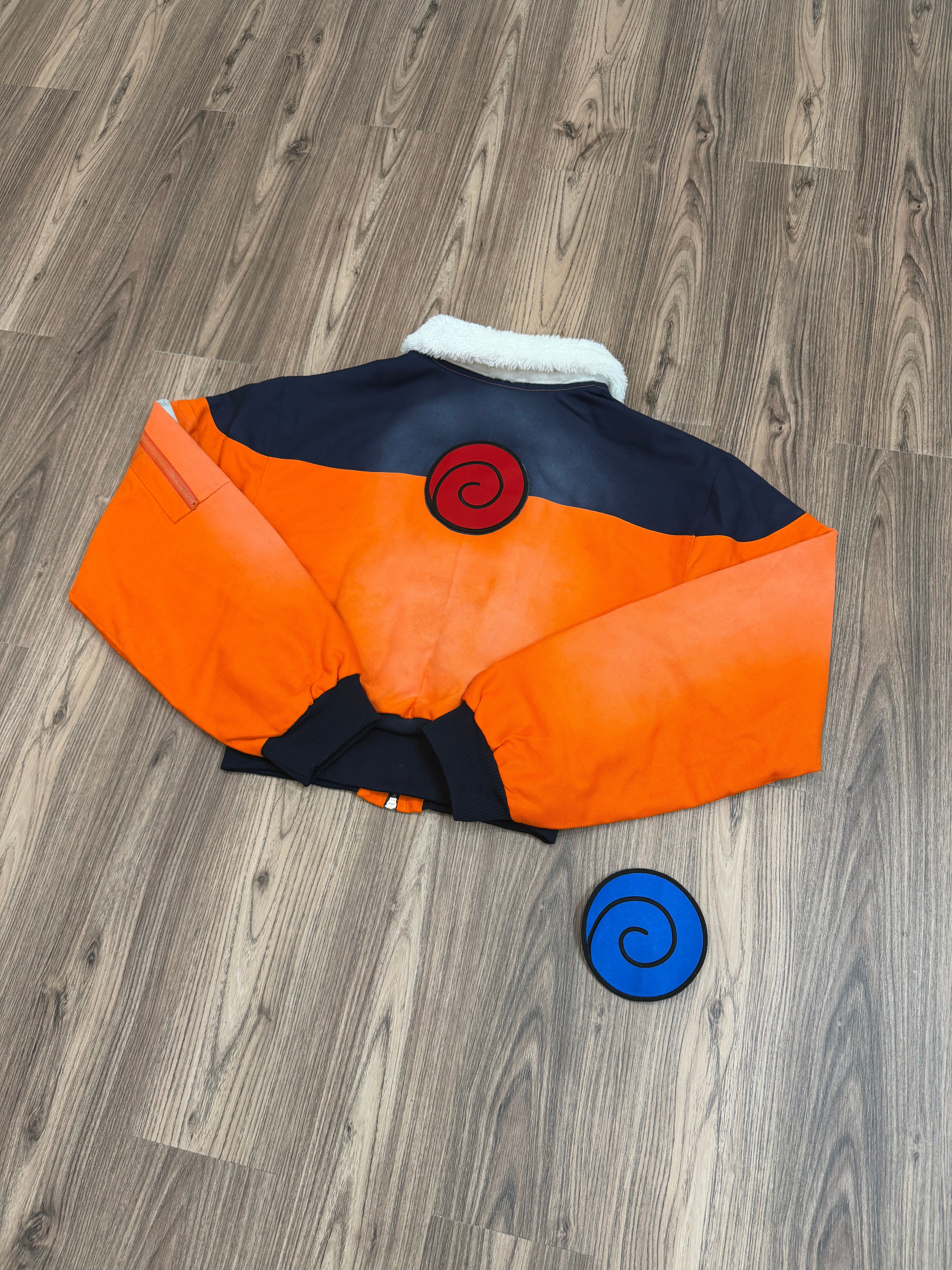 NARUTO CROPPED BOMBER JACKET